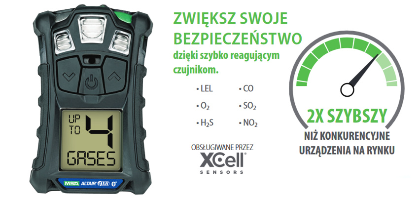detektor wielogazowy MSA ALTAIR 4XR